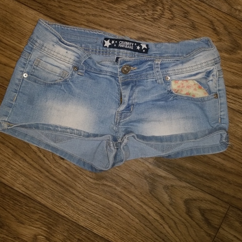 Distressed shorts